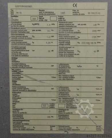 Havalandırma sistemi Heimer WK-61