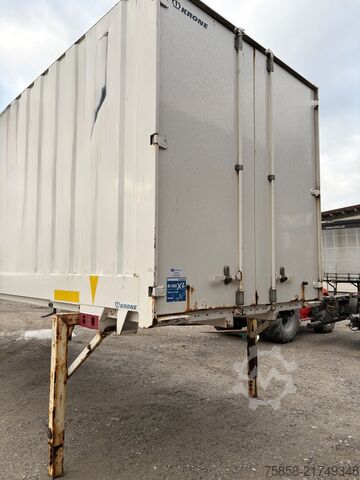 Cassone intercambiabile con struttura a box Krone BDF Stahl Wechselkoffer Türen