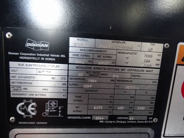 Forklift DOOSAN G705-5