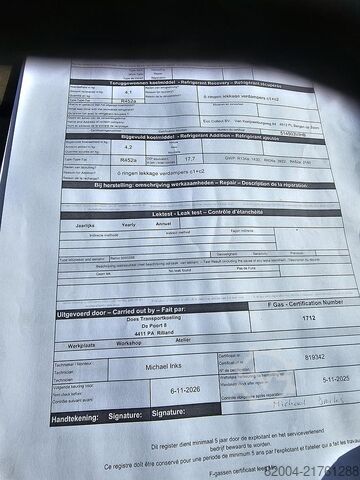 Bärare CARRIER VECTOR 1850 MT / zie onderhouds nota.