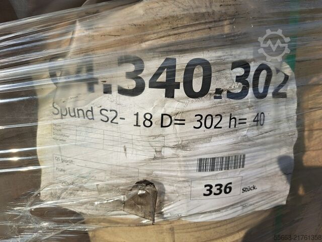 Tampão de manga - Spund 1 palete  S2 -18 D=302 h=40