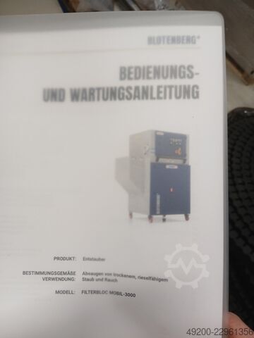 Extractor de praf Blotenberg FILTERBLOC MOBIL-3000