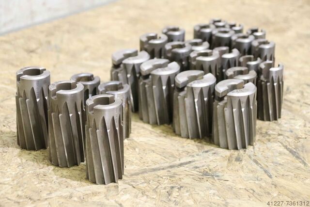 Slip-on brotschare 25 stycken verschiedene Ø 28,5 bis 53 mm