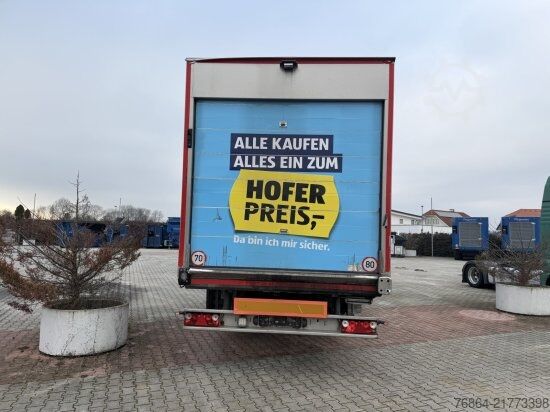 Camion e rimorchio SCANIA P380   EURO 5 DAZU SCHEUWIMMER FT1119 ZENTRALACHSANHäNGER