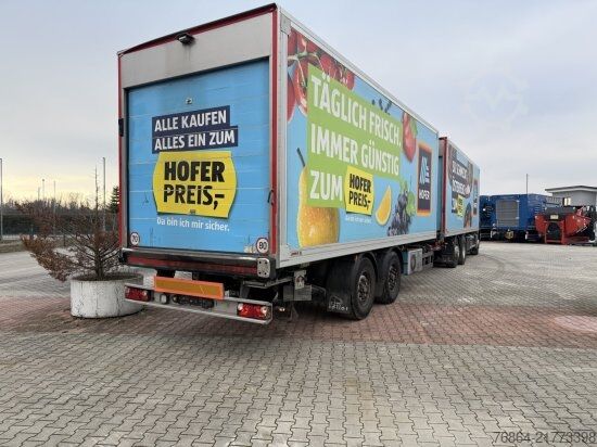 Camion e rimorchio SCANIA P380   EURO 5 DAZU SCHEUWIMMER FT1119 ZENTRALACHSANHäNGER