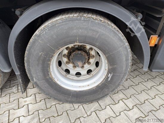 Camion e rimorchio SCANIA P380   EURO 5 DAZU SCHEUWIMMER FT1119 ZENTRALACHSANHäNGER