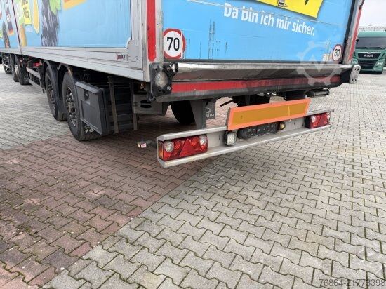 Camion e rimorchio SCANIA P380   EURO 5 DAZU SCHEUWIMMER FT1119 ZENTRALACHSANHäNGER