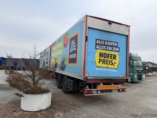 Camion e rimorchio SCANIA P380   EURO 5 DAZU SCHEUWIMMER FT1119 ZENTRALACHSANHäNGER