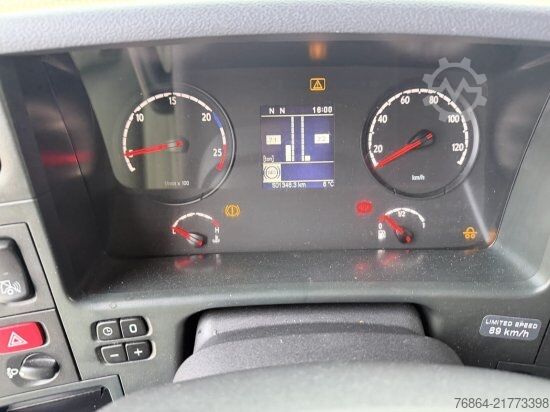 Camion e rimorchio SCANIA P380   EURO 5 DAZU SCHEUWIMMER FT1119 ZENTRALACHSANHäNGER