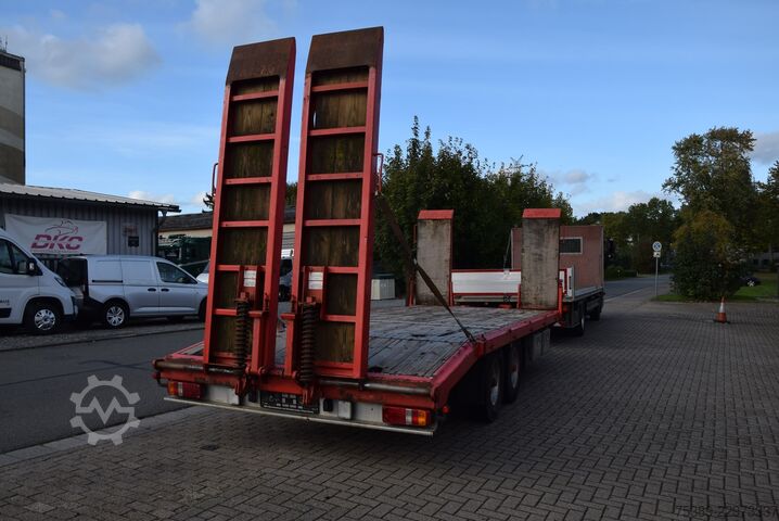 Alçak şasi römork Müller-Mitteltal Tandem Tieflader Rampen 10000KG TÜV   HU NEU