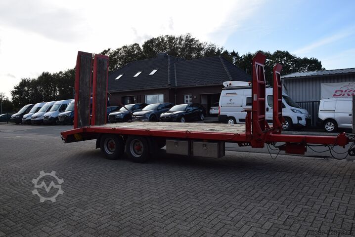 Alçak şasi römork Müller-Mitteltal Tandem Tieflader Rampen 10000KG TÜV   HU NEU