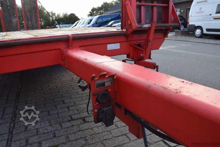 Alçak şasi römork Müller-Mitteltal Tandem Tieflader Rampen 10000KG TÜV   HU NEU