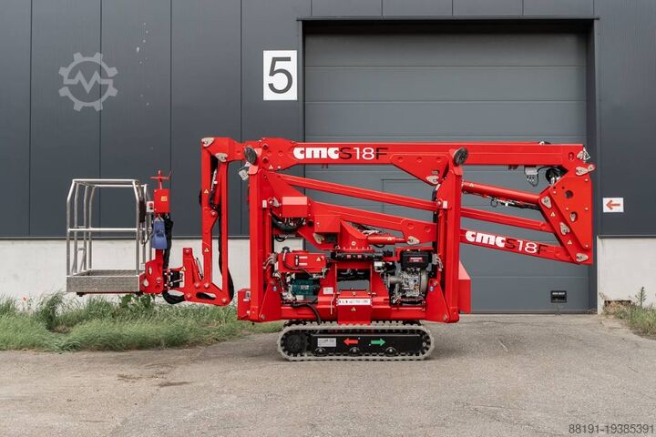 Scharnierende telescopische hoogwerker CMC S18F