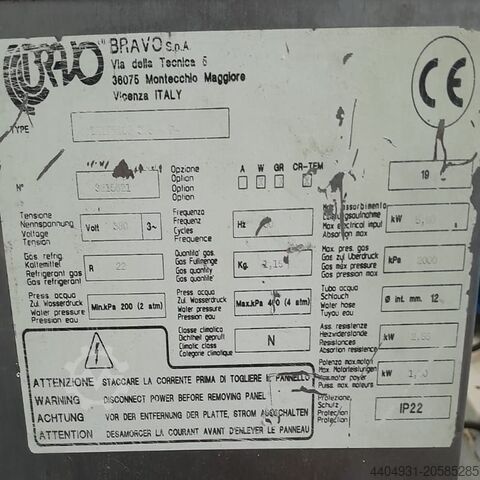 Professionele ijsmachine turbine Trittico Bravo 305-E