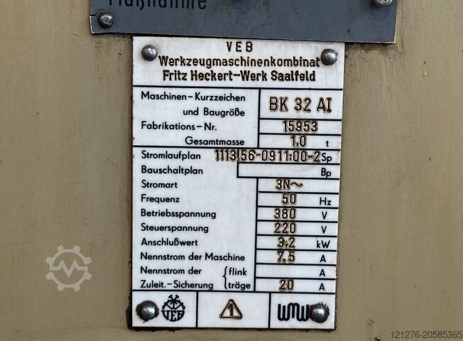 Ständerbohrmaschine WMW BK 32 AI