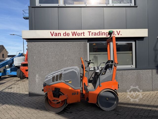 Hamm HD 8 VV Walec drogowy / Wał tandemowy 2018 silnik Diesla Kubota HAMM HD 8 VV Trilwals / Road Roller / Tandemwalze 2018