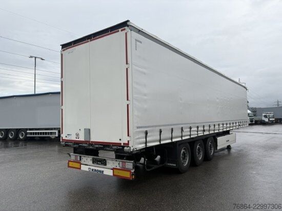 Open oplegger met zeil KRONE SD PROFI LINER, 1. U 3. ACHSE LIFT, KRONE-ACHSE, EDSCHA-VERDECK