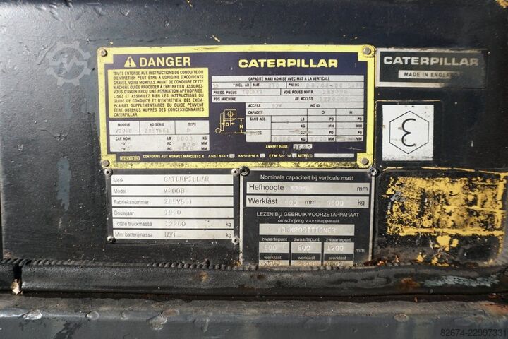 Terränggående gaffeltruck Caterpillar VH6 200 Forklift