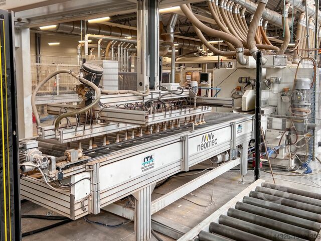 Kenar bantlama ve işleme hattı SCM EVOLUTION C