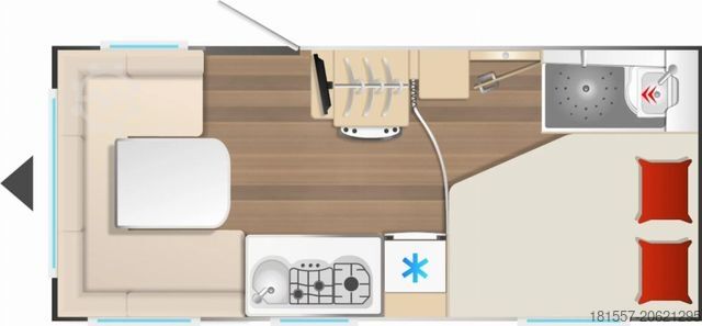 Caravan BÜRSTNER B66 465 TS 1.700 kg / Duschpaket