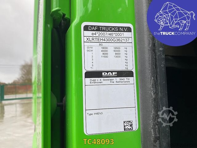 Standaard-SZM DAF XF Euro6 480