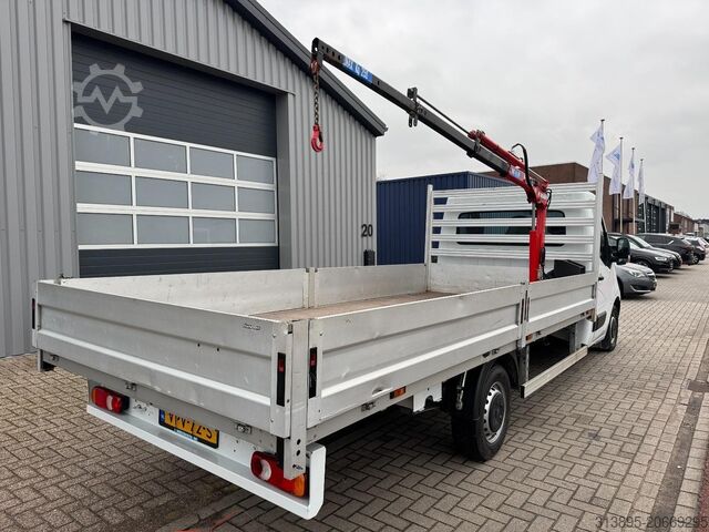 Camião plataforma com grua Opel Movano