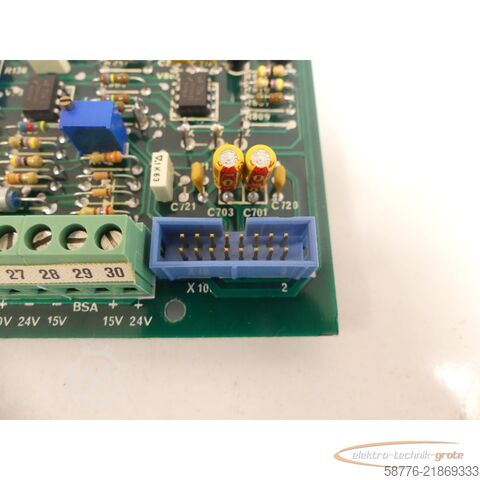 Bileşen Baumüller LS 3.8107D Regler Platine
