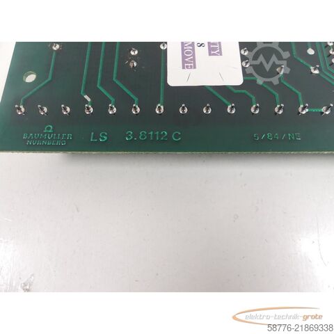 Składnik Baumüller LS 3.8112C Regler Platine