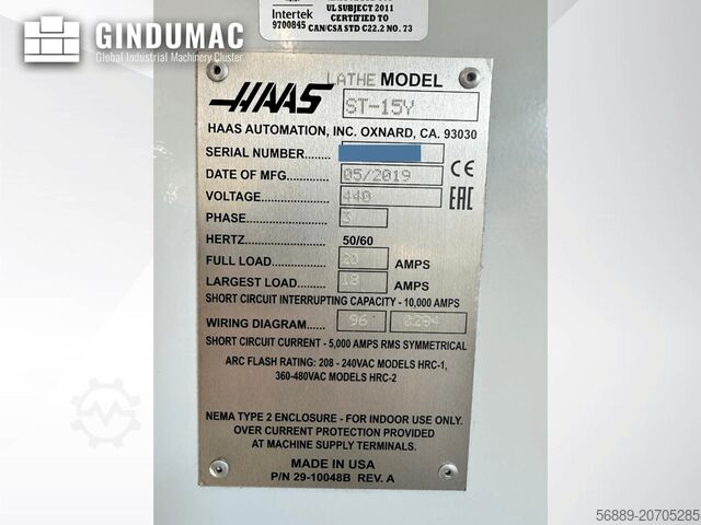 Vändkvarnscentrum HAAS ST-15Y