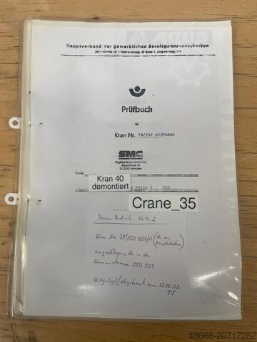 Pillar jib crane, slewing crane, crane Abus VSG