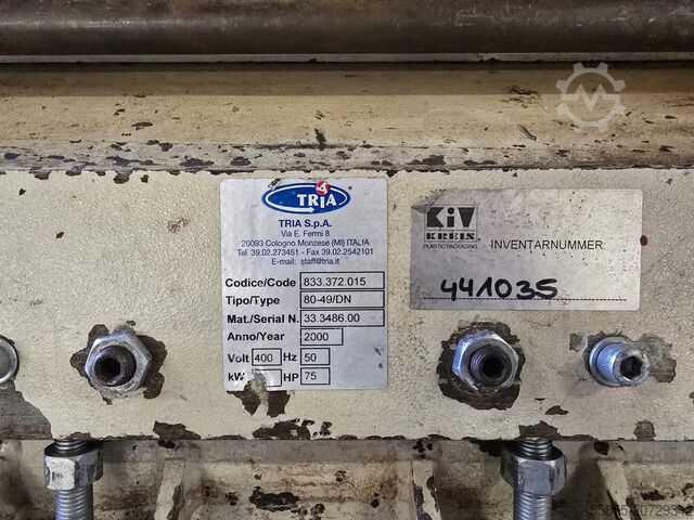 TRIA 80/49 55 kW, rotor 800 TRIA 80-49