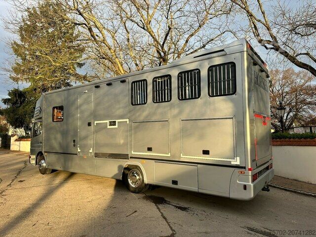 Viehtransporter LKW Mercedes-Benz Atego 1223 Ketterer 5-6 Pferde Wohnmobilzul.