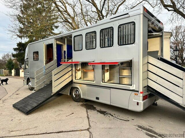 Viehtransporter LKW Mercedes-Benz Atego 1223 Ketterer 5-6 Pferde Wohnmobilzul.