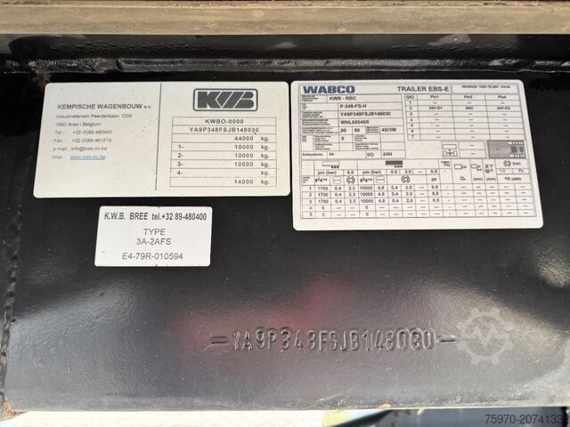 Loading platform KWB 2018 + JKB 12 R / 62-2 + ROTATOR