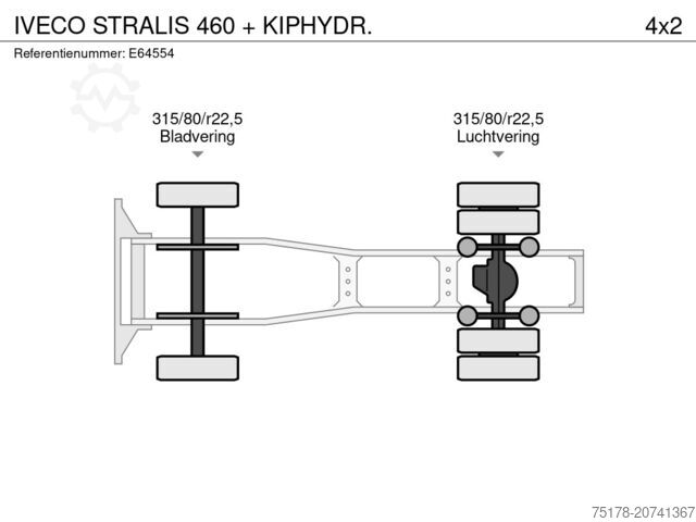 Standard-SZM IVECO STRALIS 460 + KIPHYDR.
