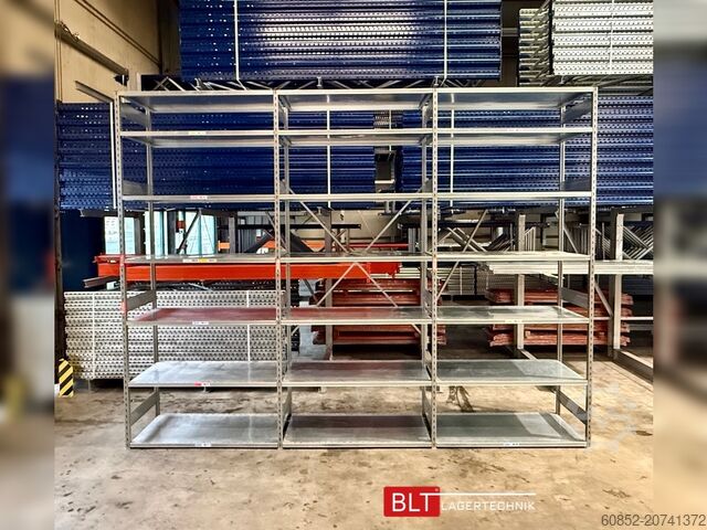 Cantilever rack 3,94 lfm Gebrauchtes STOW Fachbodenregal 300 cm hoch, 60 cm tief, 7 Lagerebenen