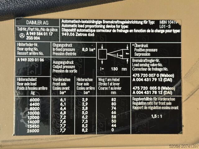 Mercedes-Benz Zetros 2733 A 6×6 Mercedes-Benz EJC 216