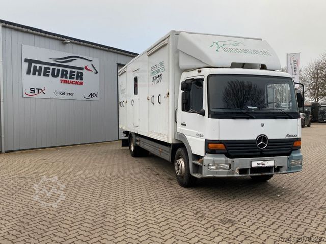 Kreaturvogn MERCEDES-BENZ ATEGO 1328  6  Pferde  nur 71 TKM