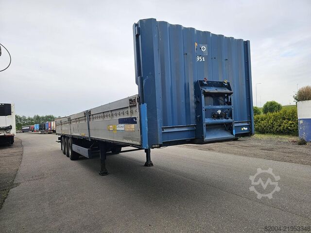 Plate-forme KRONE SD| FLATBED WITH ALUMINIUM SIDES|. BPW DRUM.