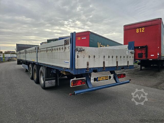 Plate-forme KRONE SD| FLATBED WITH ALUMINIUM SIDES|. BPW DRUM.