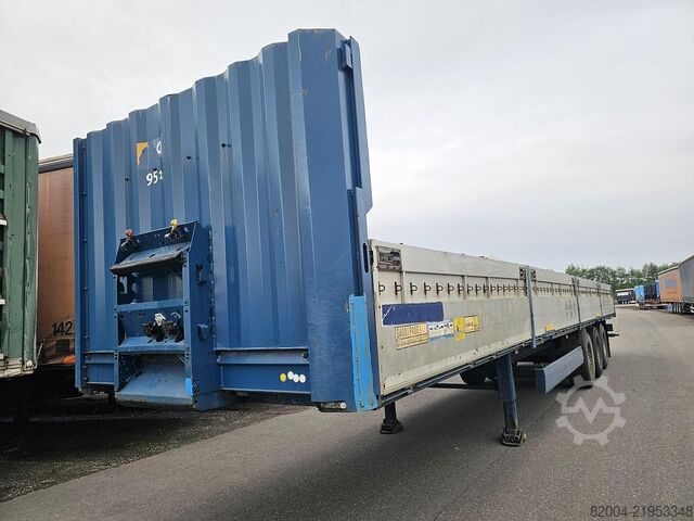 Plate-forme KRONE SD| FLATBED WITH ALUMINIUM SIDES|. BPW DRUM.