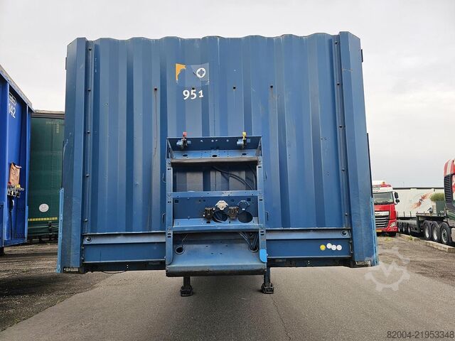 Plate-forme KRONE SD| FLATBED WITH ALUMINIUM SIDES|. BPW DRUM.