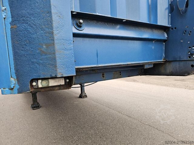 Plate-forme KRONE SD| FLATBED WITH ALUMINIUM SIDES|. BPW DRUM.
