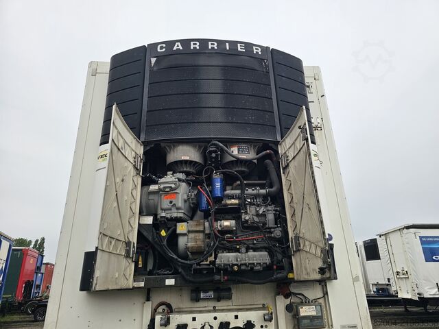 Gekoeld/vriestransport KRONE SD | FRIGE TRAILER WITH CARRIER |  AND LOADING ...