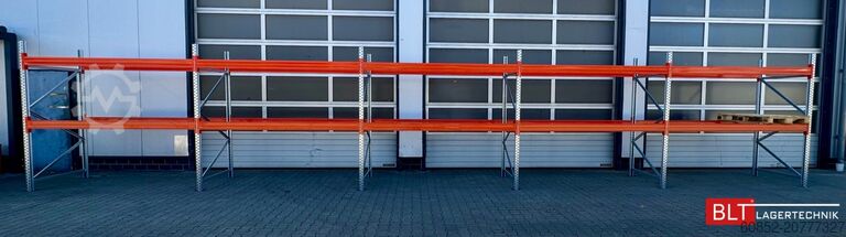 Heavy-duty shelf ca.14 lfm. Palettenregale H: 250cm Fachlast: 3000 kg , 45 Palettenplätze