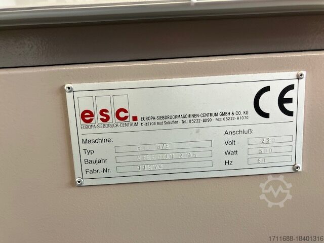 Screen printing machine ESC, M&R, Schulze ESC