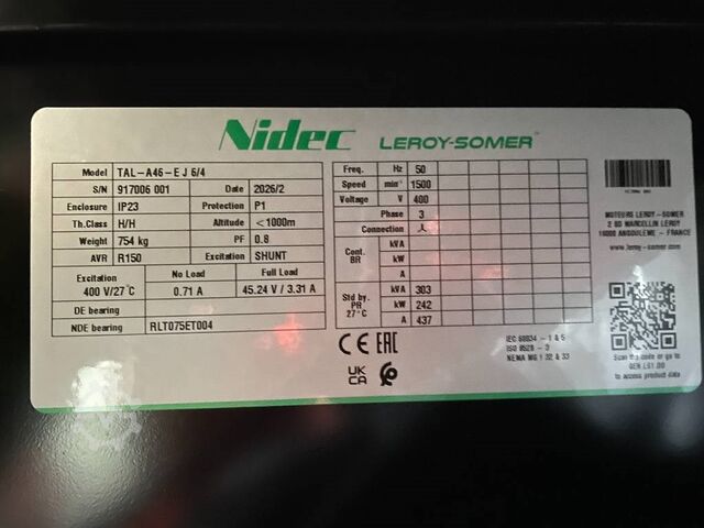 Tilslag Scania DC09 072A - 300 kVA Generator - DPX-19760