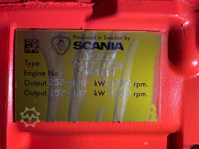 Tilslag Scania DC13 072A - 440 kVA Generator - DPX-19762
