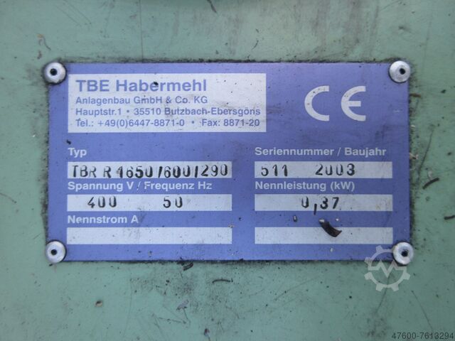 Hakselaar Tweeassige hakselaar Waaierhakselaar TBE Habermehl ZH400 Rotorschere Spänebrecher Vorschredder