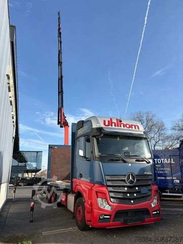 Skjutbar presenning Mercedes-Benz Actros 2548 6X2 *Palfinger crane*Cruise control...
